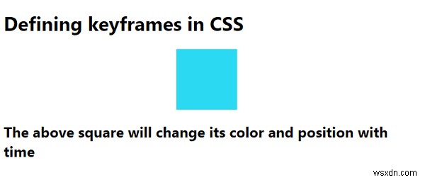 CSS3 এ কীফ্রেম সংজ্ঞায়িত করা 