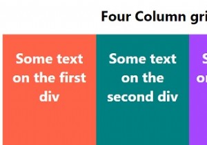 কিভাবে CSS দিয়ে একটি 4-কলাম লেআউট গ্রিড তৈরি করবেন? 