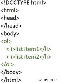 কিভাবে HTML এ একটি অর্ডার করা তালিকা তৈরি করবেন? 