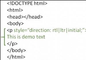 HTML এ পাঠ্যের দিকনির্দেশ কিভাবে সেট করবেন? 