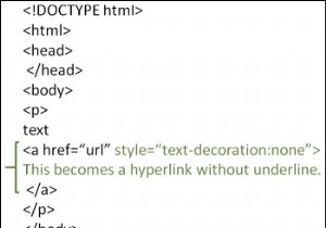 কিভাবে HTML এ একটি লিঙ্ক থেকে আন্ডারলাইন অপসারণ? 
