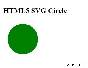 কিভাবে HTML5 SVG এ একটি বৃত্ত আঁকবেন? 