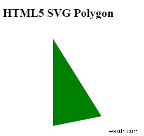 কিভাবে HTML5 SVG এ বহুভুজ আঁকবেন? 