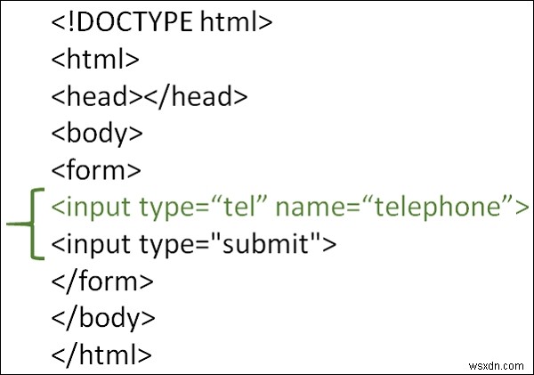 কিভাবে HTML এ টেলিফোন ইনপুট টাইপ ব্যবহার করবেন? 