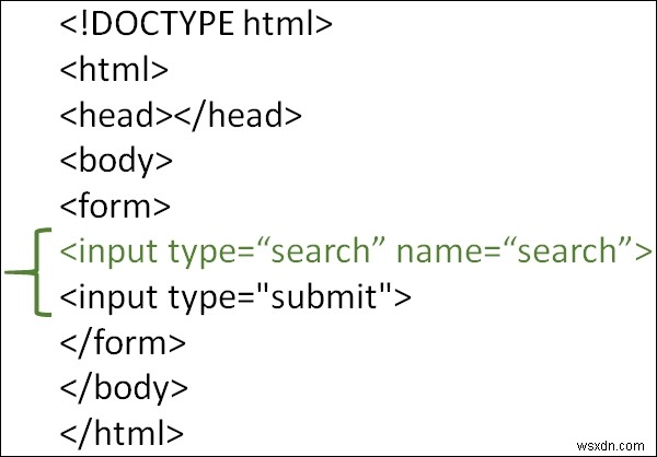 কিভাবে HTML এ সার্চ ইনপুট টাইপ ব্যবহার করবেন? 