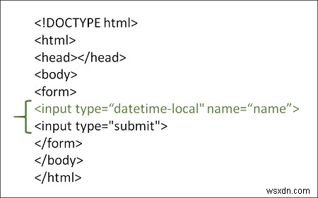 কিভাবে HTML এ datetime ইনপুট টাইপ ব্যবহার করবেন? 