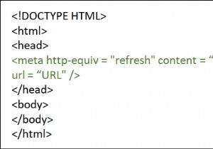 কিভাবে একটি HTML পৃষ্ঠা থেকে পুনঃনির্দেশ করা যায়? 