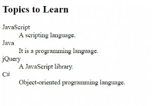 HTML  dd  ট্যাগ 