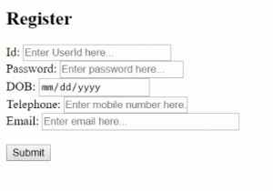 HTML  input  আকারের বৈশিষ্ট্য 