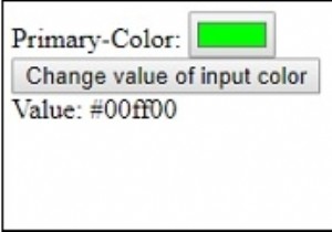 HTML DOM ইনপুট রঙ মান সম্পত্তি 