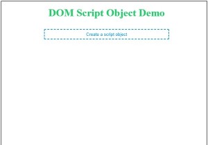 HTML DOM স্ক্রিপ্ট অবজেক্ট 