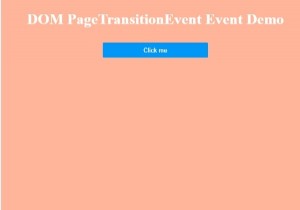 HTML DOM পেজ ট্রানজিশন ইভেন্ট 
