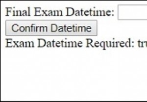 HTML DOM ইনপুট তারিখ সময় প্রয়োজনীয় সম্পত্তি 