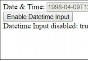 HTML DOM ইনপুট তারিখ সময় নিষ্ক্রিয় বৈশিষ্ট্য 
