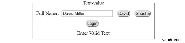 HTML DOM ইনপুট টেক্সট ভ্যালু প্রপার্টি 