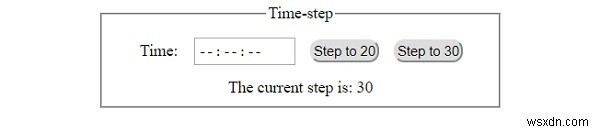 HTML DOM ইনপুট টাইম স্টেপ প্রপার্টি 
