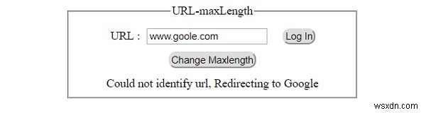 HTML DOM ইনপুট URL maxLength প্রপার্টি 