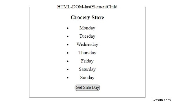 HTML DOM lastElementChild প্রপার্টি 