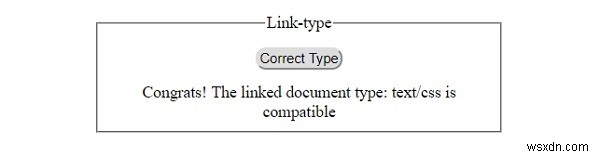 HTML DOM লিংক টাইপ প্রপার্টি 