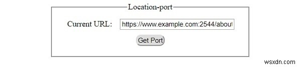 HTML DOM অবস্থান পোর্ট সম্পত্তি 