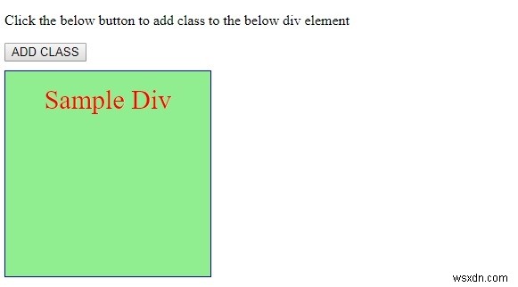 HTML DOM ক্লাসলিস্ট সম্পত্তি 