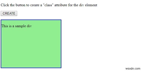 HTML DOM createAttribute() পদ্ধতি 