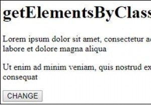 HTML DOM getElementsByClassName() পদ্ধতি 