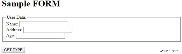 HTML DOM ফিল্ডসেট টাইপ প্রপার্টি 