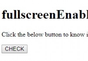HTML DOM fullscreenEnabled() পদ্ধতি 