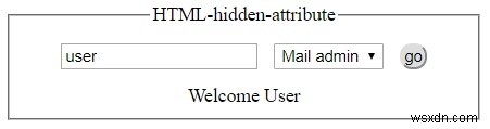 HTML লুকানো বৈশিষ্ট্য 