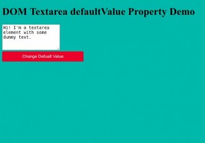 HTML DOM Textarea ডিফল্ট ভ্যালু প্রপার্টি 