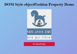 এইচটিএমএল ডম স্টাইল অবজেক্ট পজিশন প্রপার্টি 