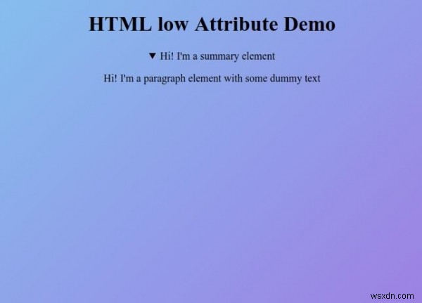 HTML ওপেন অ্যাট্রিবিউট 