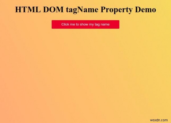 HTML DOM ট্যাগনেম প্রপার্টি 
