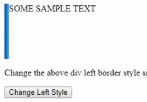 এইচটিএমএল ডম স্টাইল বর্ডার লেফটস্টাইল প্রপার্টি 