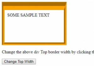 HTML DOM শৈলী বর্ডারTopWidth প্রপার্টি 