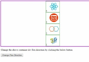 HTML DOM শৈলী flexDirection বৈশিষ্ট্য 
