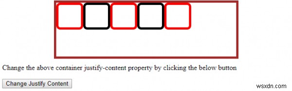 HTML DOM শৈলী ন্যায্যতা বিষয়বস্তু সম্পত্তি 