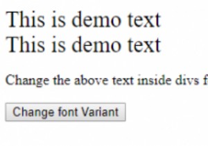 HTML DOM স্টাইল ফন্ট ভেরিয়েন্ট প্রপার্টি 
