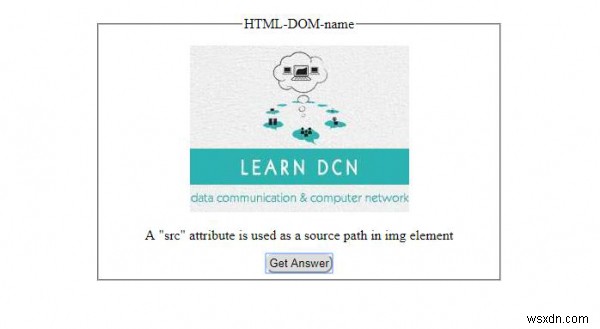 HTML DOM নাম সম্পত্তি 