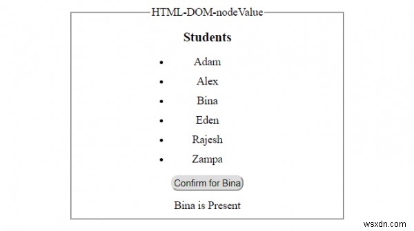 HTML DOM nodeValue প্রপার্টি 