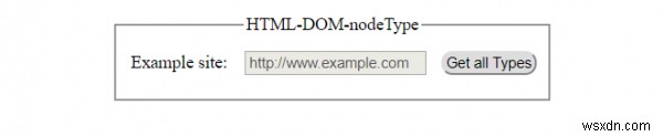 HTML DOM নোড টাইপ বৈশিষ্ট্য 