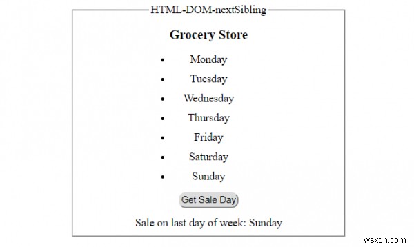 HTML DOM নেক্সট সিবলিং প্রপার্টি 