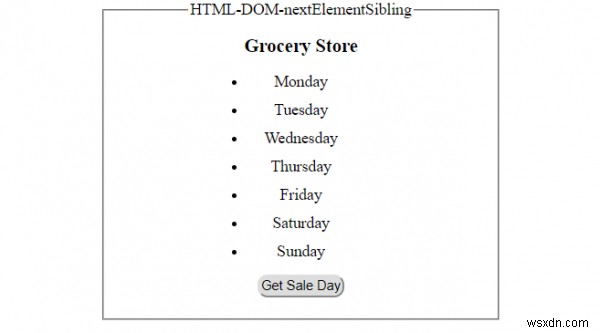 HTML DOM nextElementSibling প্রপার্টি 