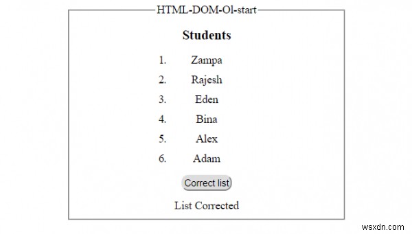 HTML DOM ওল স্টার্ট প্রপার্টি 