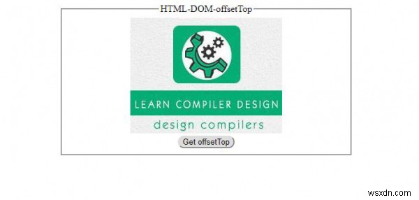 HTML DOM অফসেটটপ সম্পত্তি 
