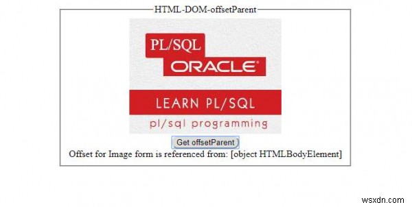 HTML DOM অফসেট প্যারেন্ট প্রপার্টি 