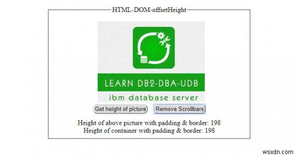 HTML DOM অফসেট উচ্চতা সম্পত্তি 
