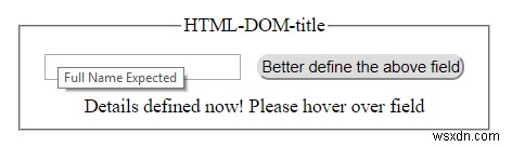 HTML DOM শিরোনাম সম্পত্তি 