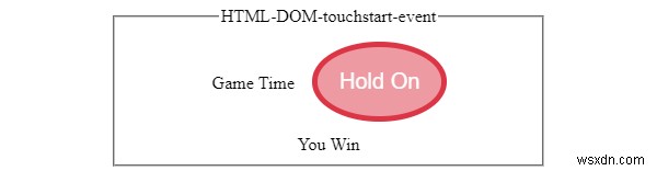 HTML DOM টাচস্টার্ট ইভেন্ট 
